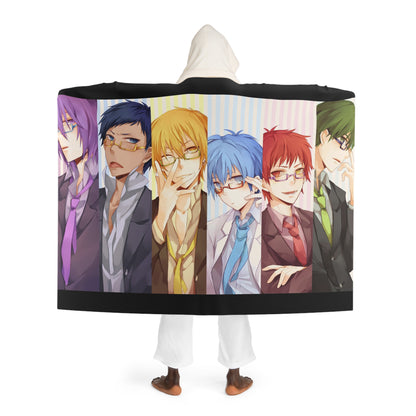 Hooded Sherpa Fleece Blanket - Anime Team 3.0