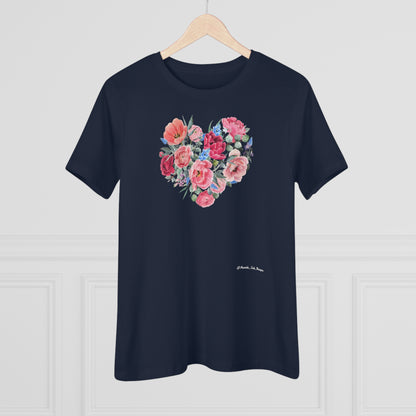 Women's Tee -  Flowered Heart