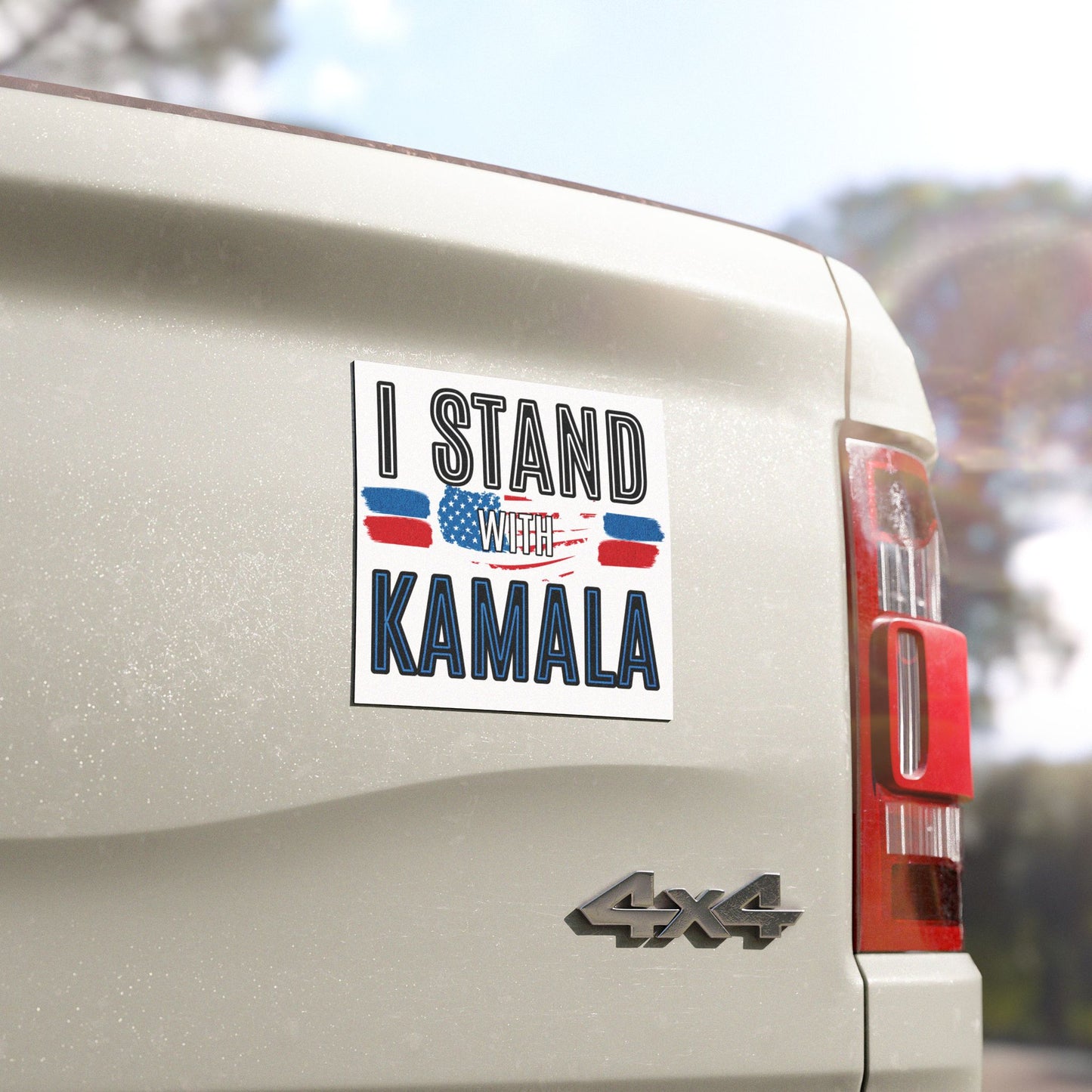 I stand with Kamala