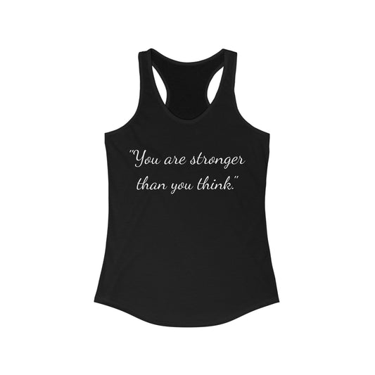 Women's Racerback Tank - Stronger