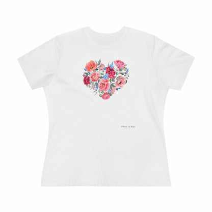 Women's Tee -  Flowered Heart