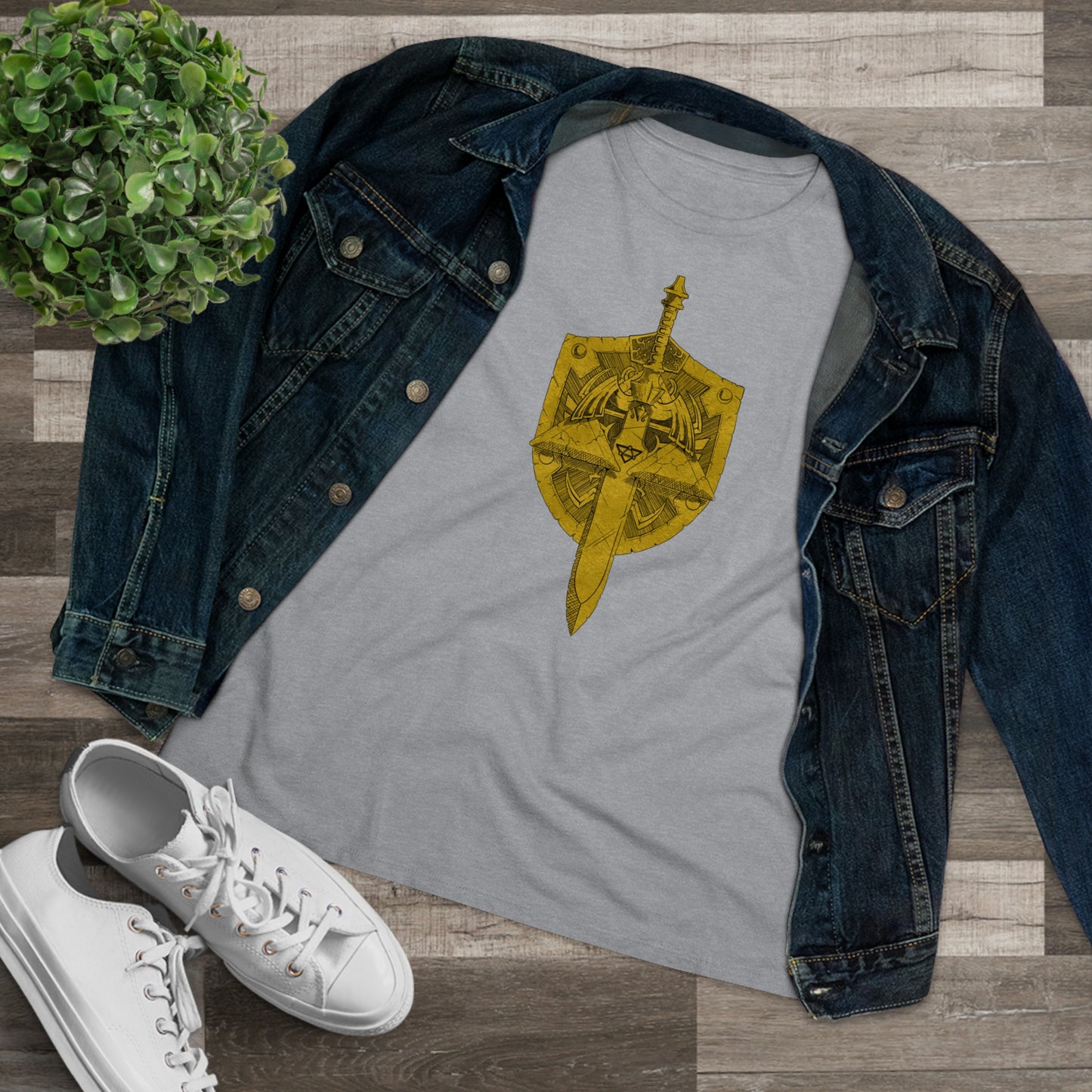 Women's Tee -Sword and Shield