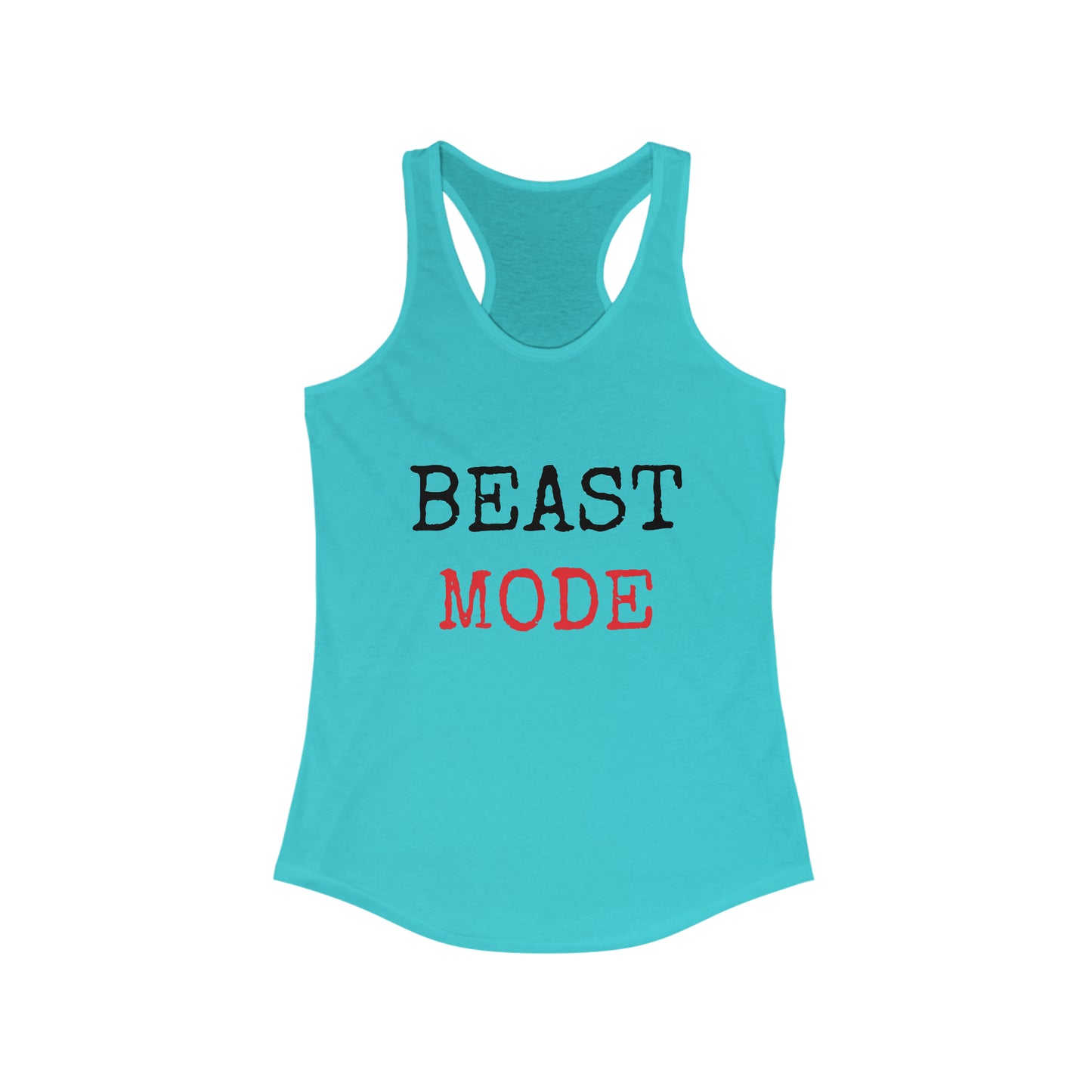 Women's Flowy Racerback Tank - Beast Mode