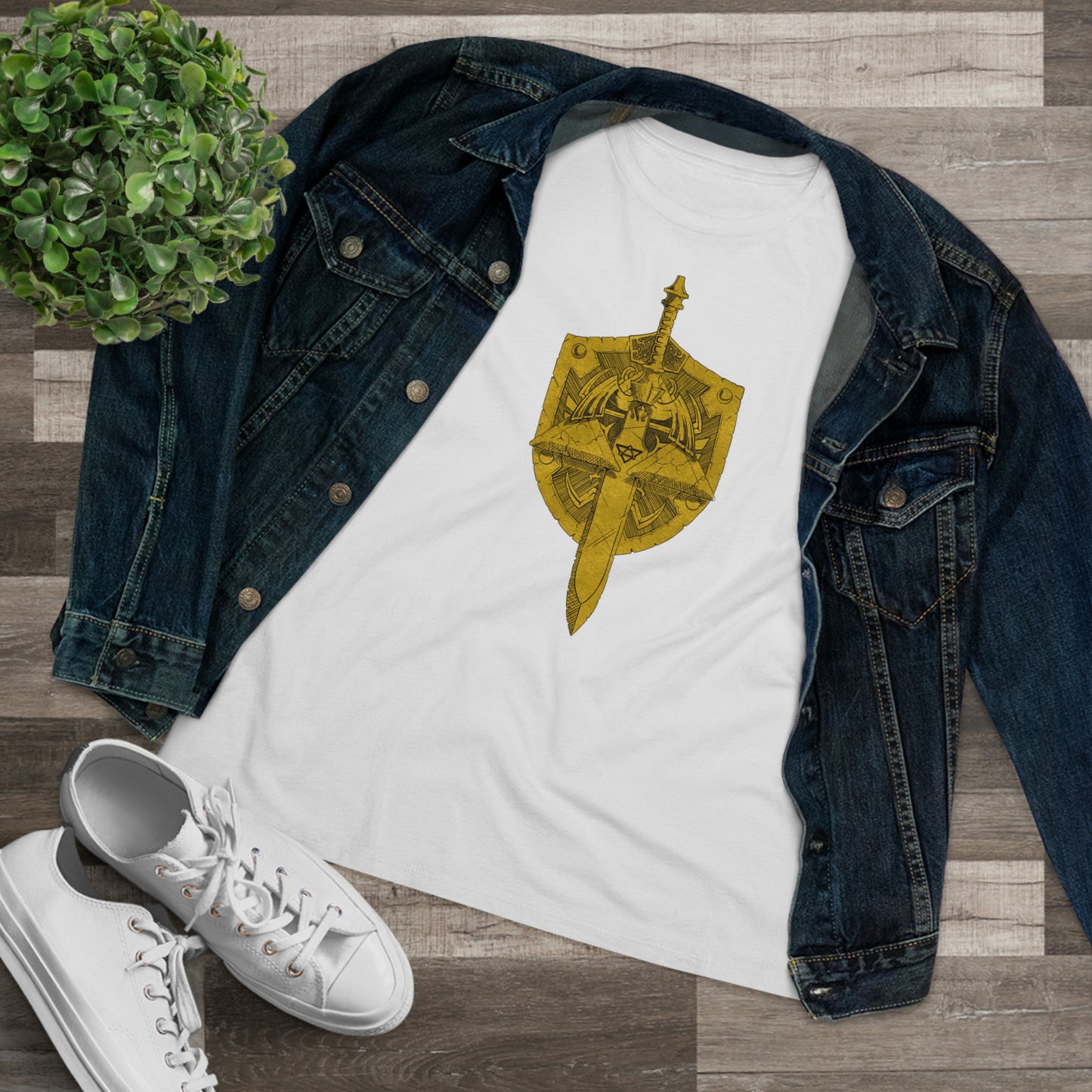 Women's Tee -Sword and Shield