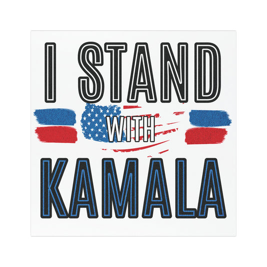 I stand with Kamala