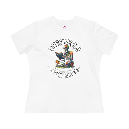 Women's Tee - Introverted Spicy Book Club