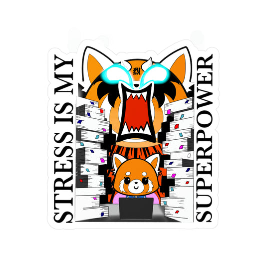 Super Powered Stress Sticker #195