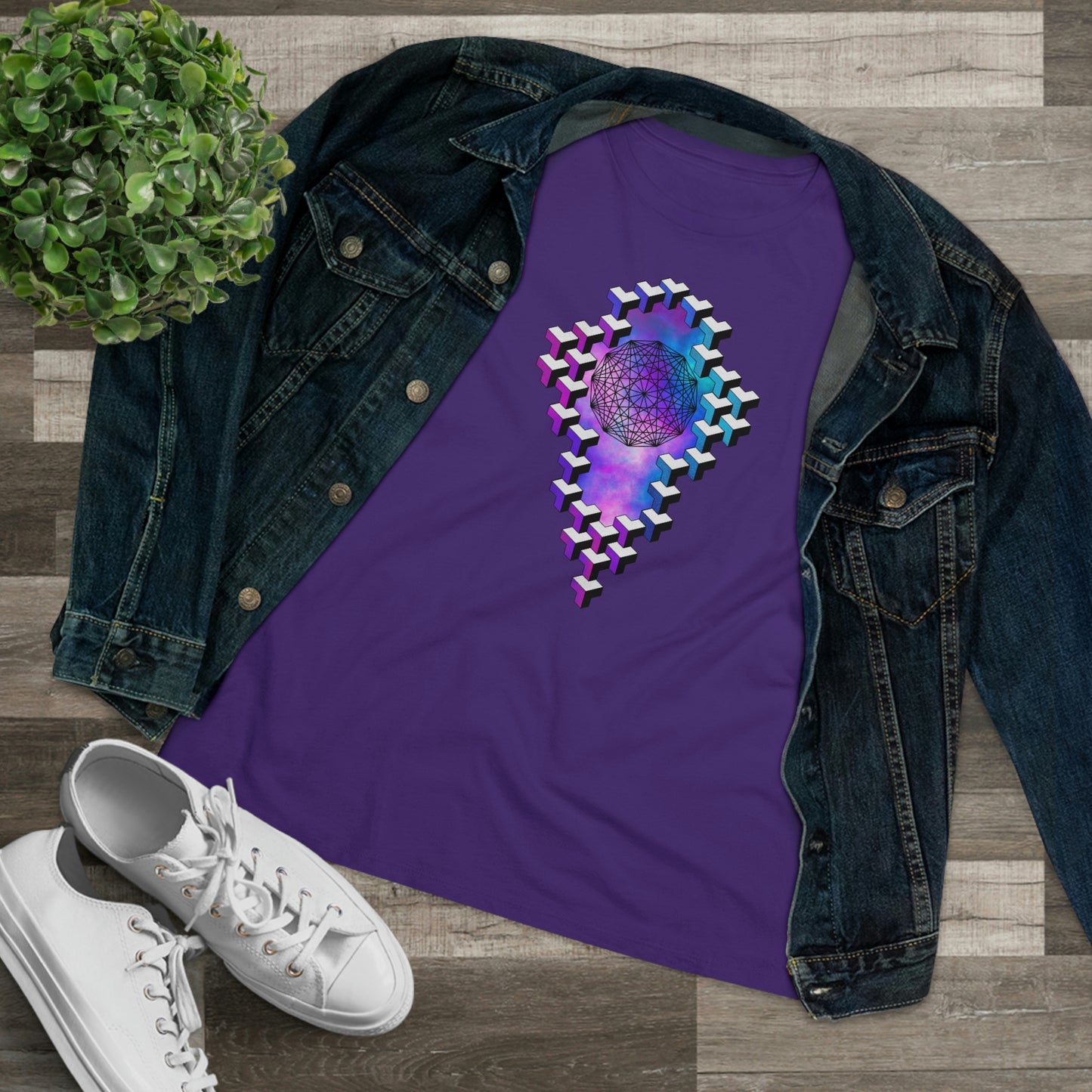 Women's Tee -Sacred Geometry 002